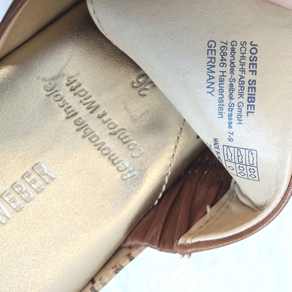Gerry Weber Wedge Slide Sandals - Picture 4 of 7